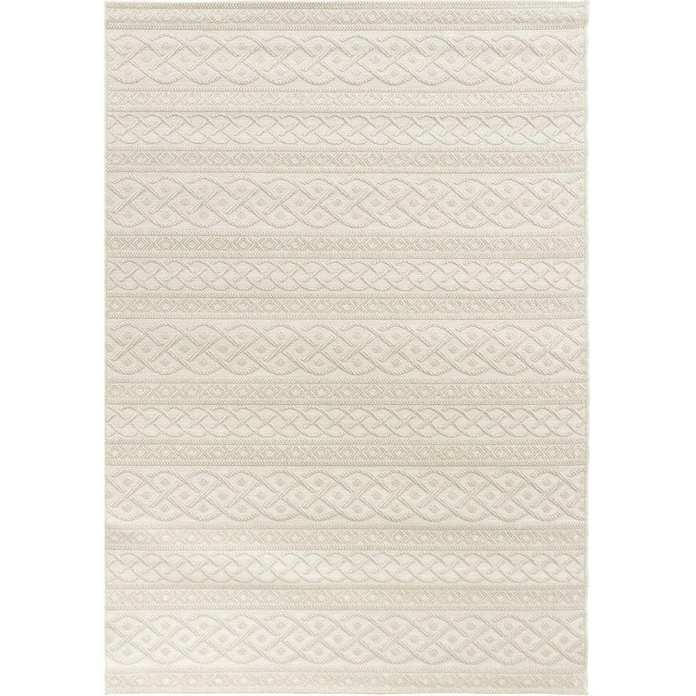 Orian Rugs Tied Up Ivory 8 ft. x 11 ft. Indoor/Outdoor Area Rug | The Home Depot