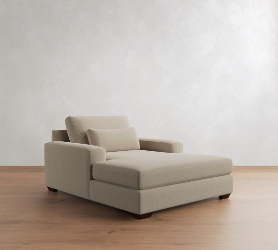 Big Sur Square Arm Deep Seat Chaise Lounge | Pottery Barn (US)