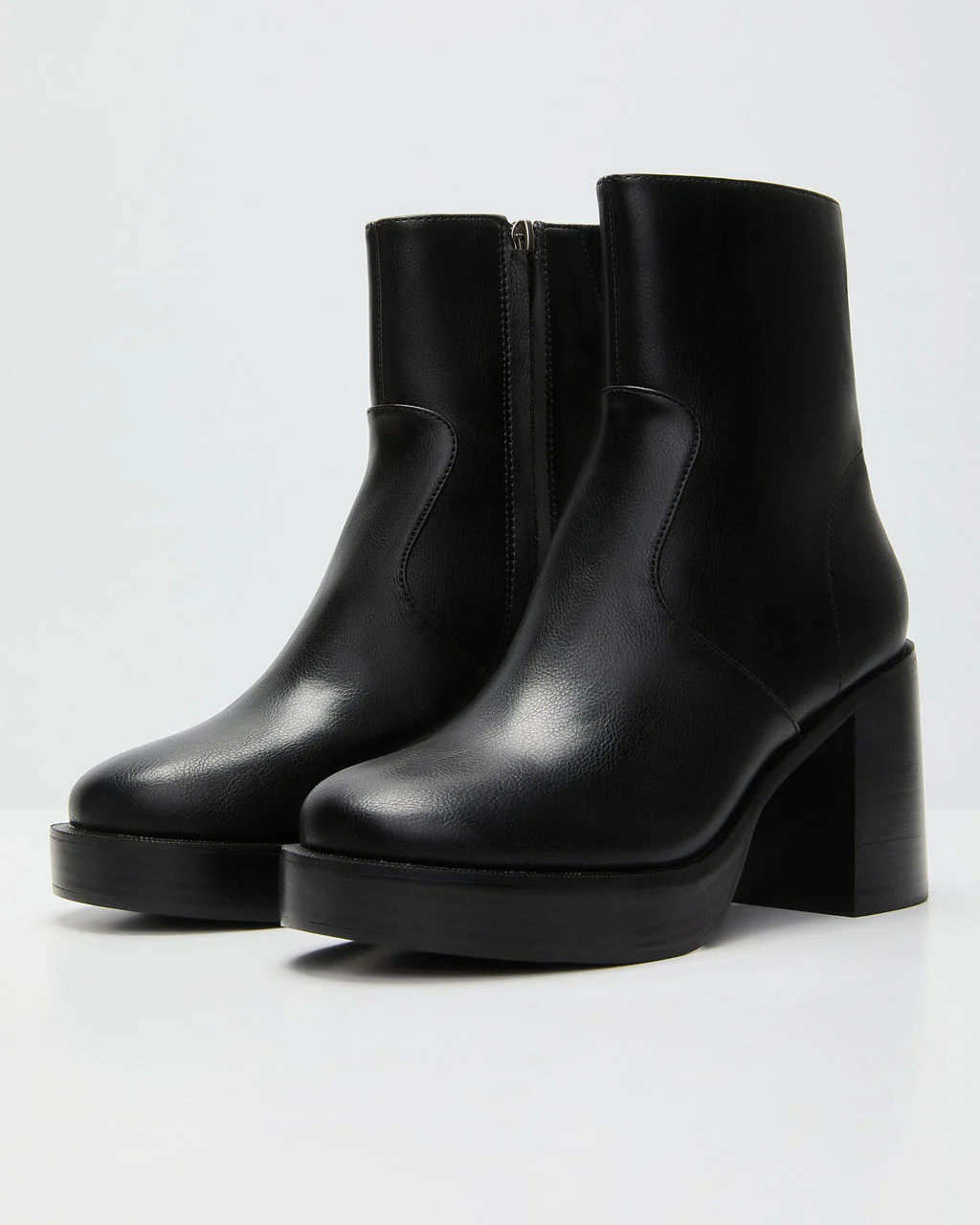 Roem Leather Platform Ankle Booties | VICI