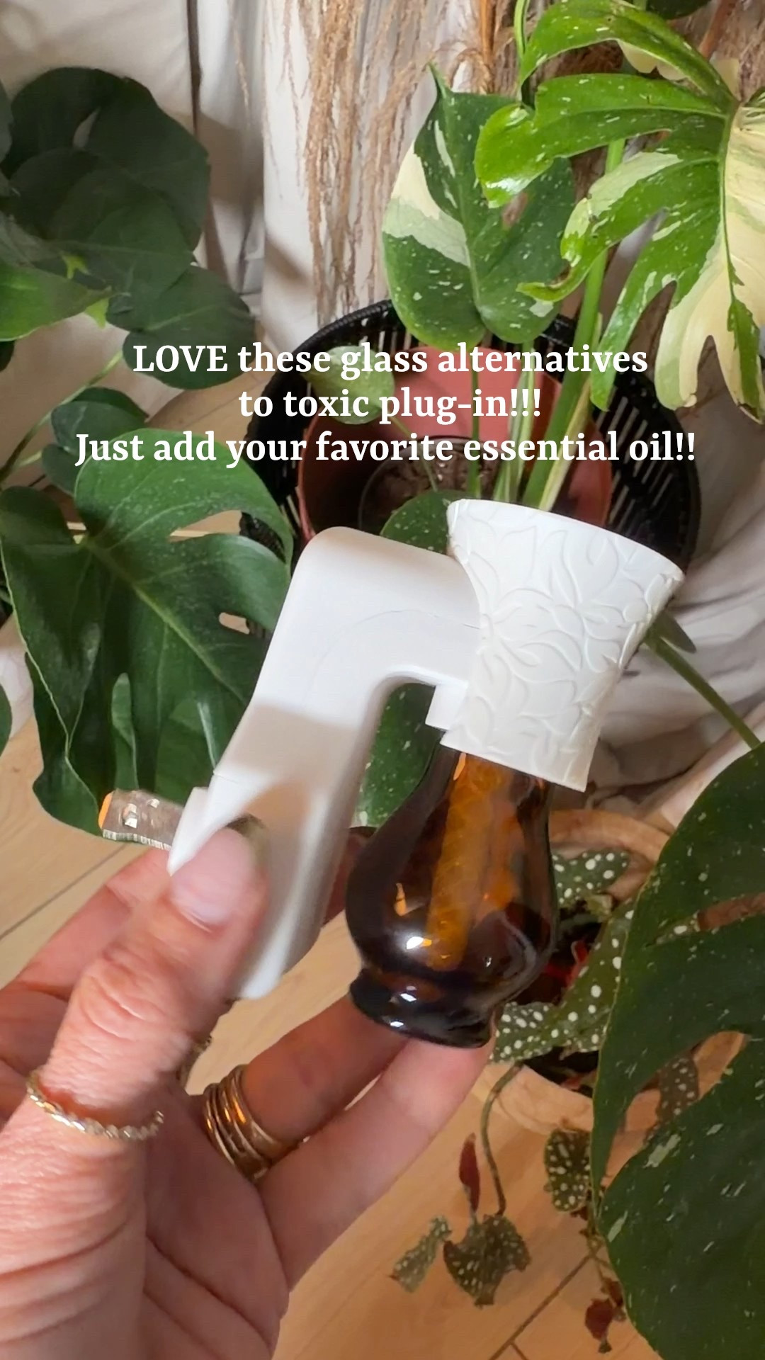 Swapped out my toxic plugins for these amber glass plug ins!!!
My house smells heavenly!!! 
I do dilute my pure essential oils ~ play around with it. I like it stronger!! lol 

#LTKHome #LTKOver40