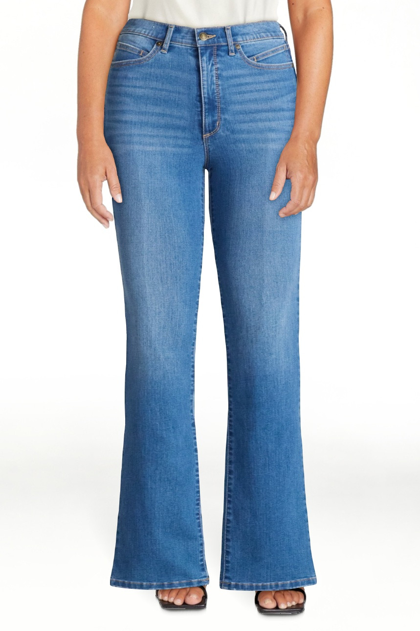 Sofia by Sofia Vergara Women's Marisol Bootcut Curvy High Rise Jeans, 32.5" Inseam, Sizes 0-20 - ... | Walmart (US)