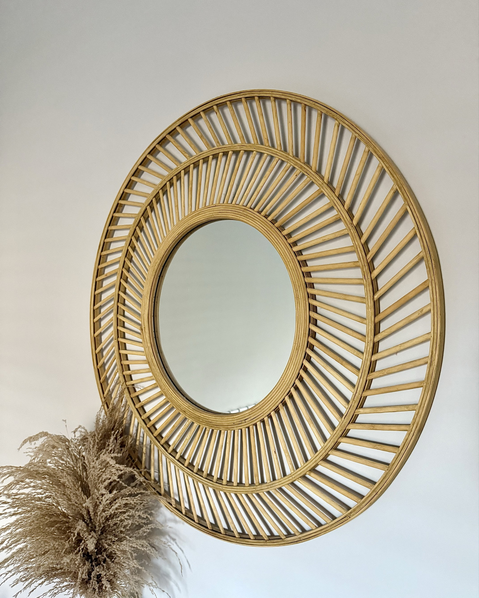 Rattan round mirror

#LTKHome