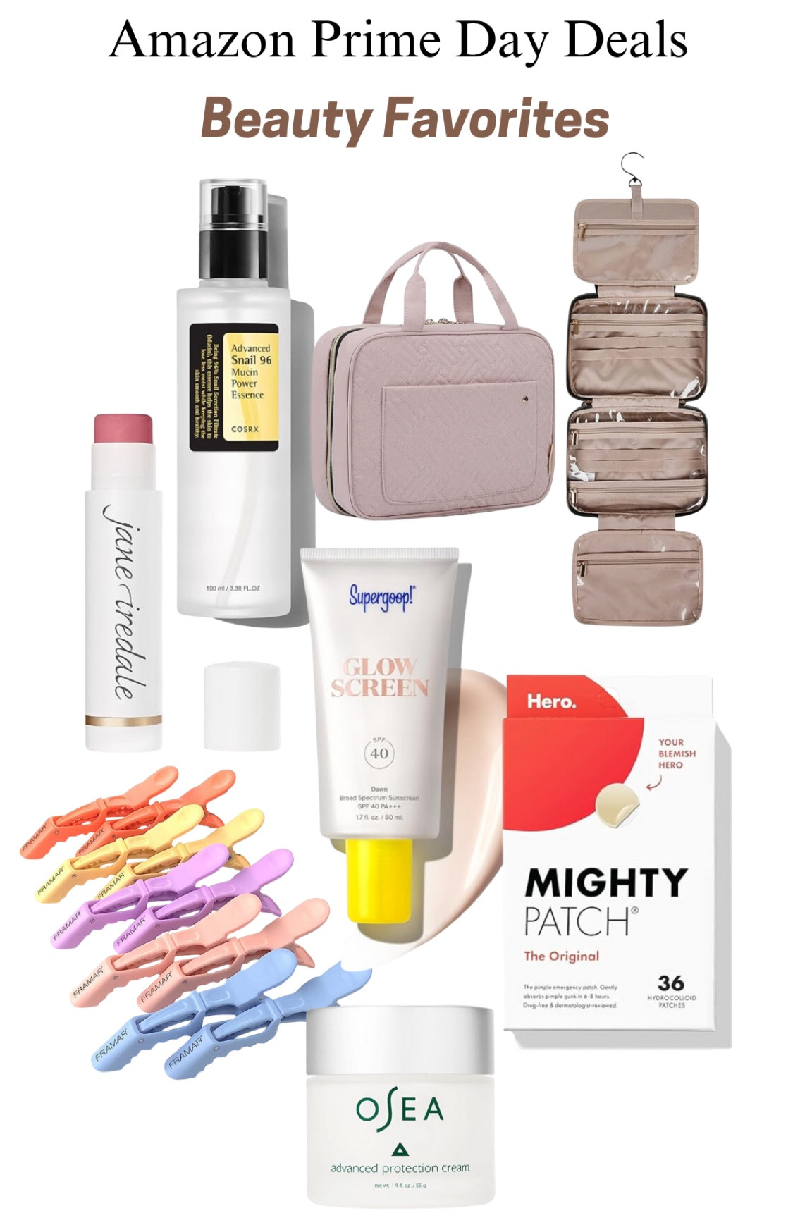 Amazon Prime Day Beauty Finds! 

Beauty
Travel
Hair care
Face 
Sunscreen 
Lip care 

#LTKBeauty