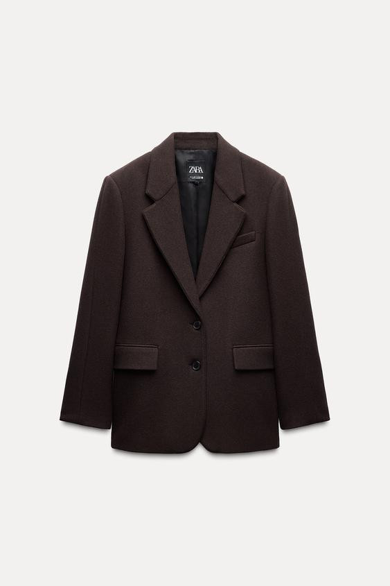 OVERSIZE WOOL BLAZER ZW COLLECTION | Zara UK