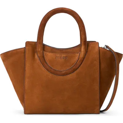 STAUD MAUDE MINI TOTE in Tabac at Nordstrom | Nordstrom