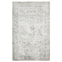 Solo Rugs Royal Global Bazaar Mist Grey Patterned Rug - 5'x8' | Kathy Kuo Home