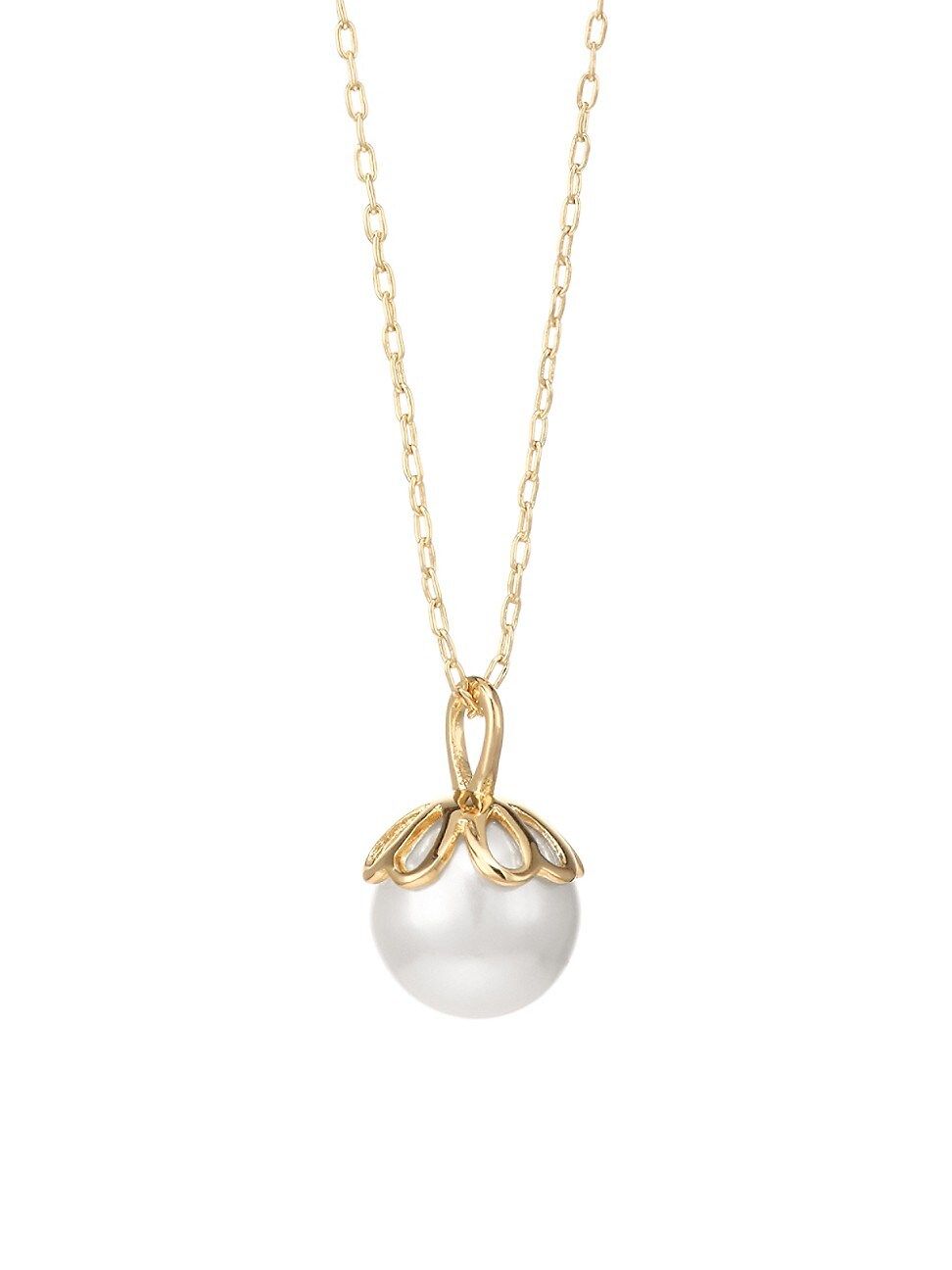 Kate Spade New York Women's Mini Faux Pearl Pendant Necklace - Pearl | Saks Fifth Avenue
