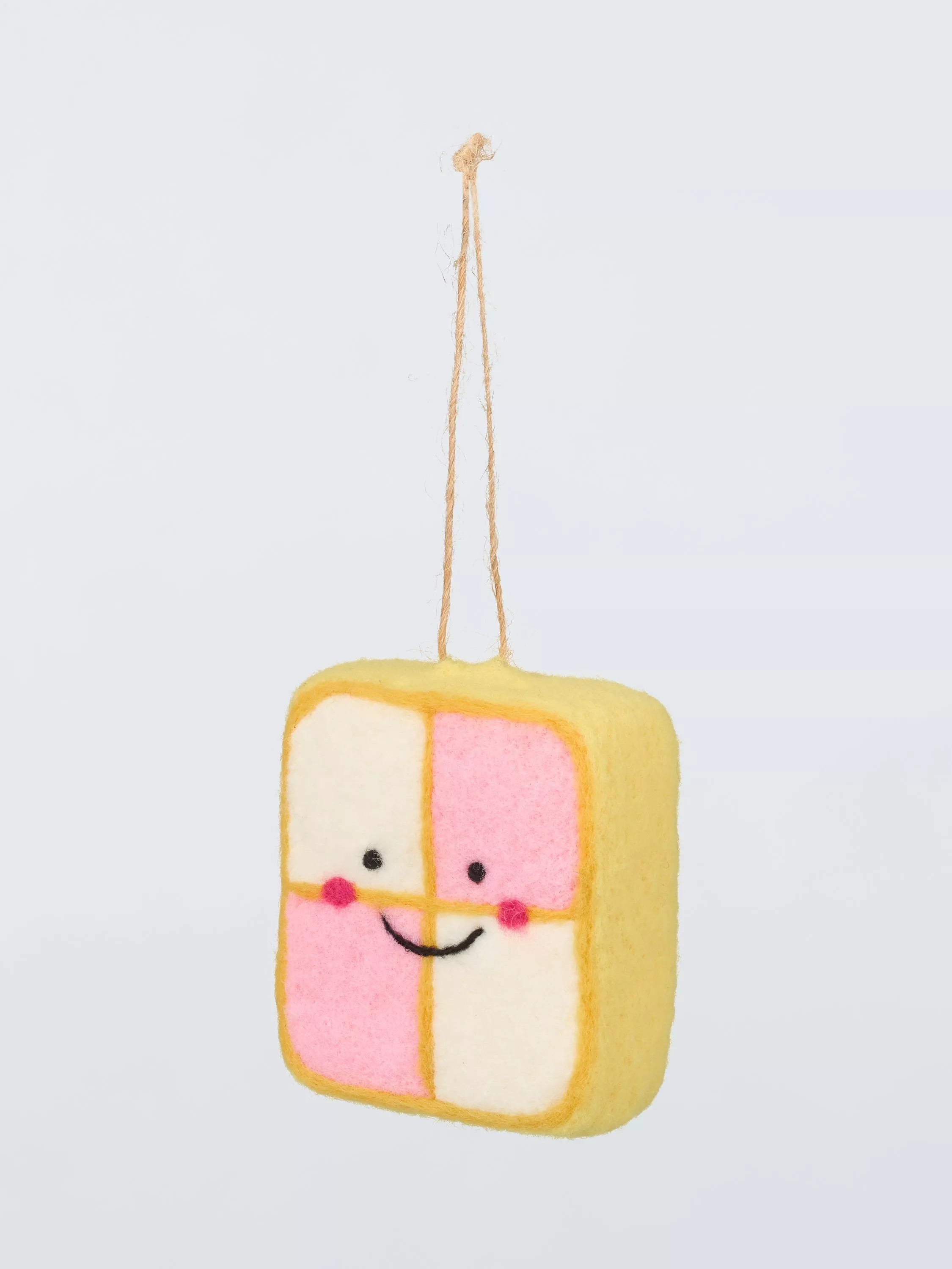 John Lewis Sugar & Spice Battenburg Slice Felt Tree Decoration | John Lewis (UK)