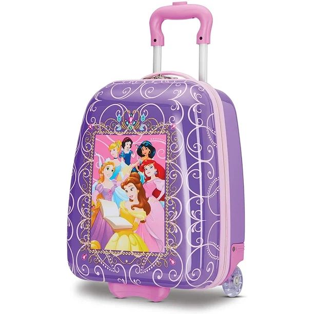 American Tourister Kids' Disney Hardside Upright Luggage, Princess 2, Carry-On 16-Inch | Walmart (US)
