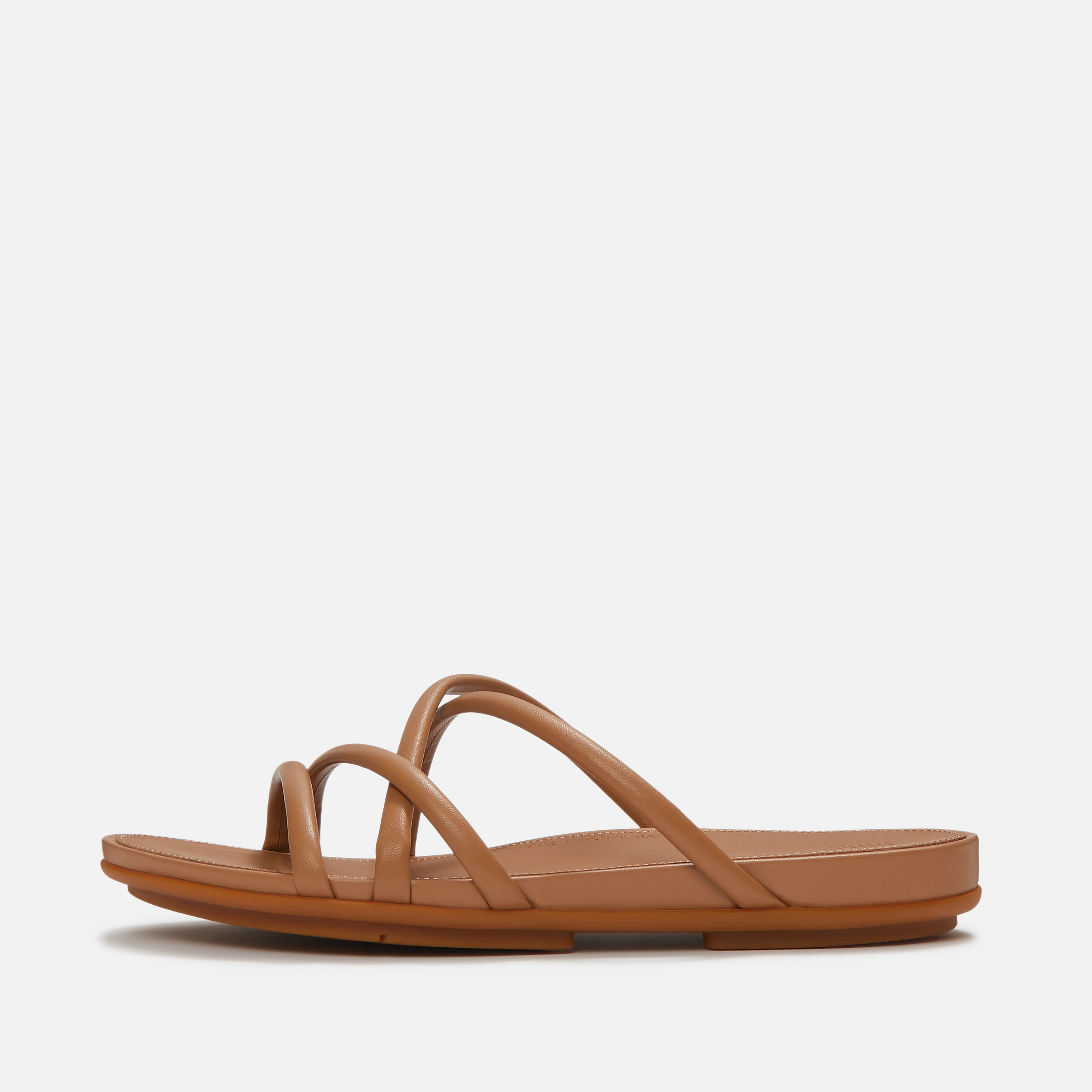 GRACIE Leather Strappy Slides | FitFlop (UK)