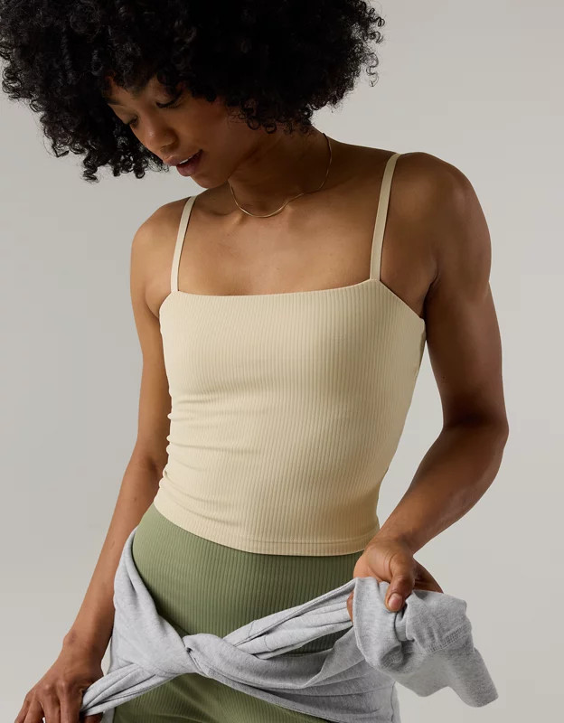 OFFLINE By Aerie Real Me Xtra Ribbed Tank Top | Aerie
