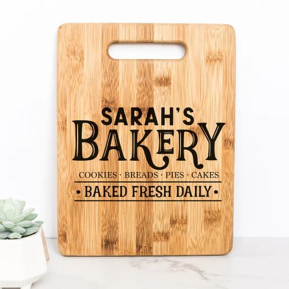 Custom Bakery Cutting Board gift for baker Personalized | Etsy | Etsy (US)