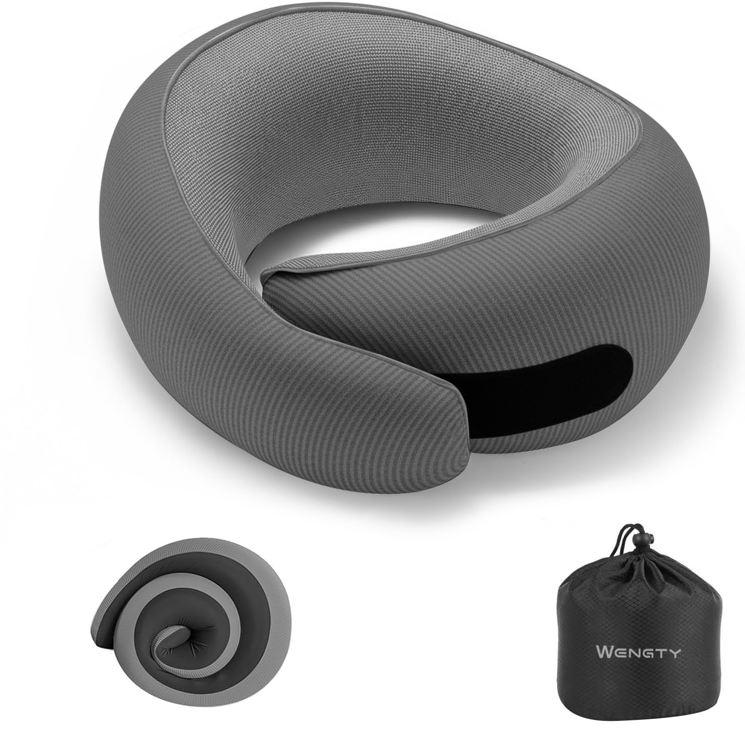 Neck Pillow for Traveling,Travel Neck Pillow for Airplanes,Portable,Smooth & Cooling Fabric,100% ... | Amazon (US)