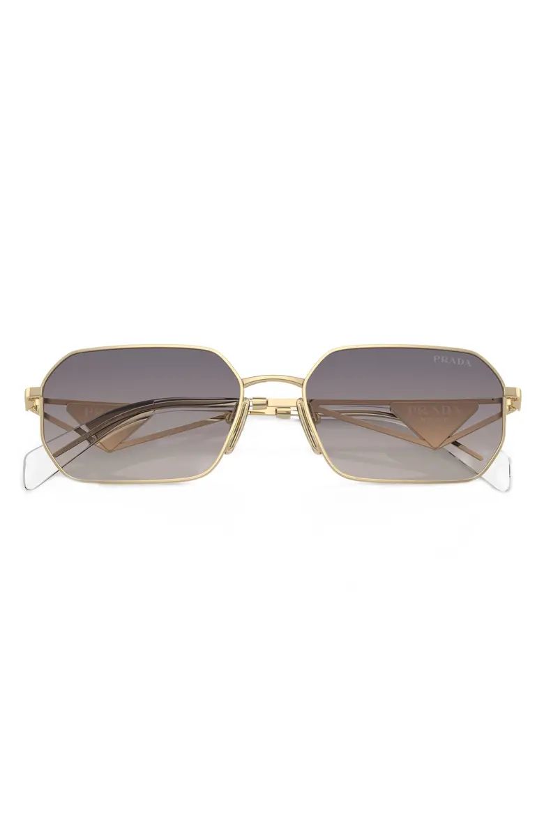 58mm Rectangular Sunglasses | Nordstrom