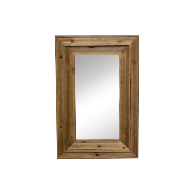 Gilpin Rectangle Wood Wall Mirror | Wayfair North America