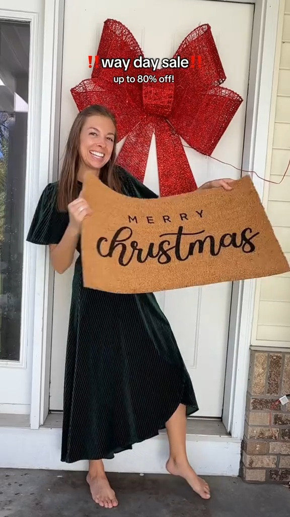 WAY DAY SALE!!!!
Oct 26-29!!!
Up to 80% off your favorite household decor and necessities!
I've personally been eyeing a rotating bookshelf for our homeschool room and hoping it's up there in the discounts! I'll add it to my LTK too ;)
The coolest feature about the dresser I have pictured here is that it has an interlocking drawer system. It prevents you from being able to open more than one drawer at a time, thus making it essentially too resistant! How cool?!?

I'm also obsessed with the light-up bow and Christmas doormat we just ordered
Lastly, I've had that shoe organizer for a little over 2 years now, and I'm still obsessed! 10/10 one of my fave wayfair finds!
Happy shopping! Let me know what you end up buying!
#wayday #wayfair #wayfairfinds #wayfairsale #wayday2025 @Wayfair

#LTKHome