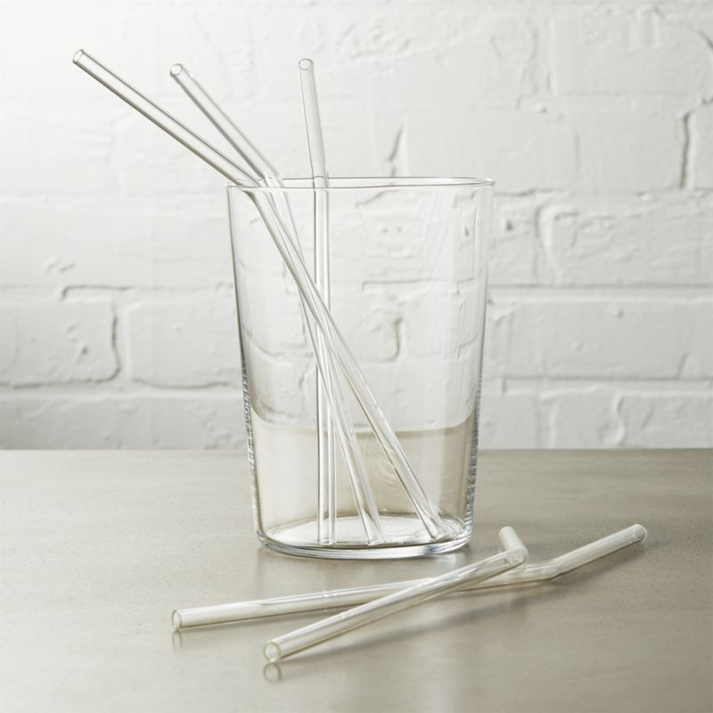 Glass Straws Set of 8 | CB2 | CB2