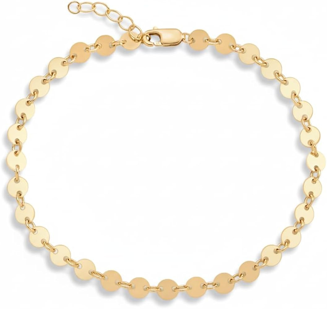 Made By Mary Poppy Bracelet – Minimalist Stackable Chain Bracelet | Delicate Everyday Jewelry f... | Amazon (US)