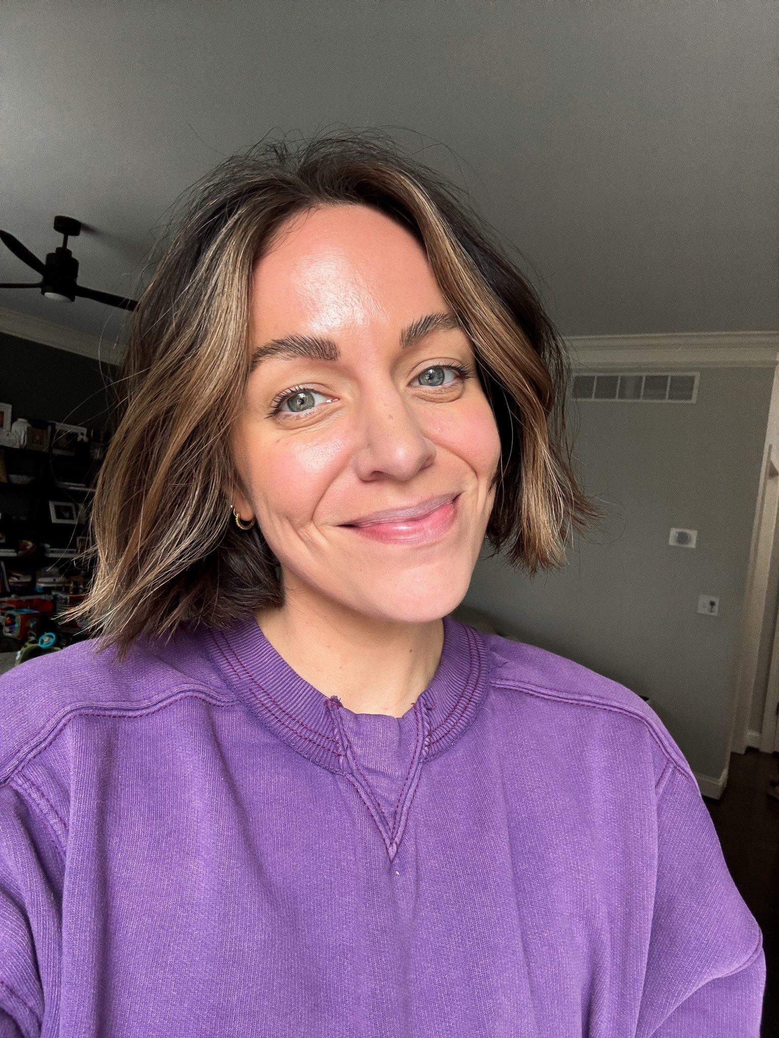 Brow routine and favorite sweatshirt 