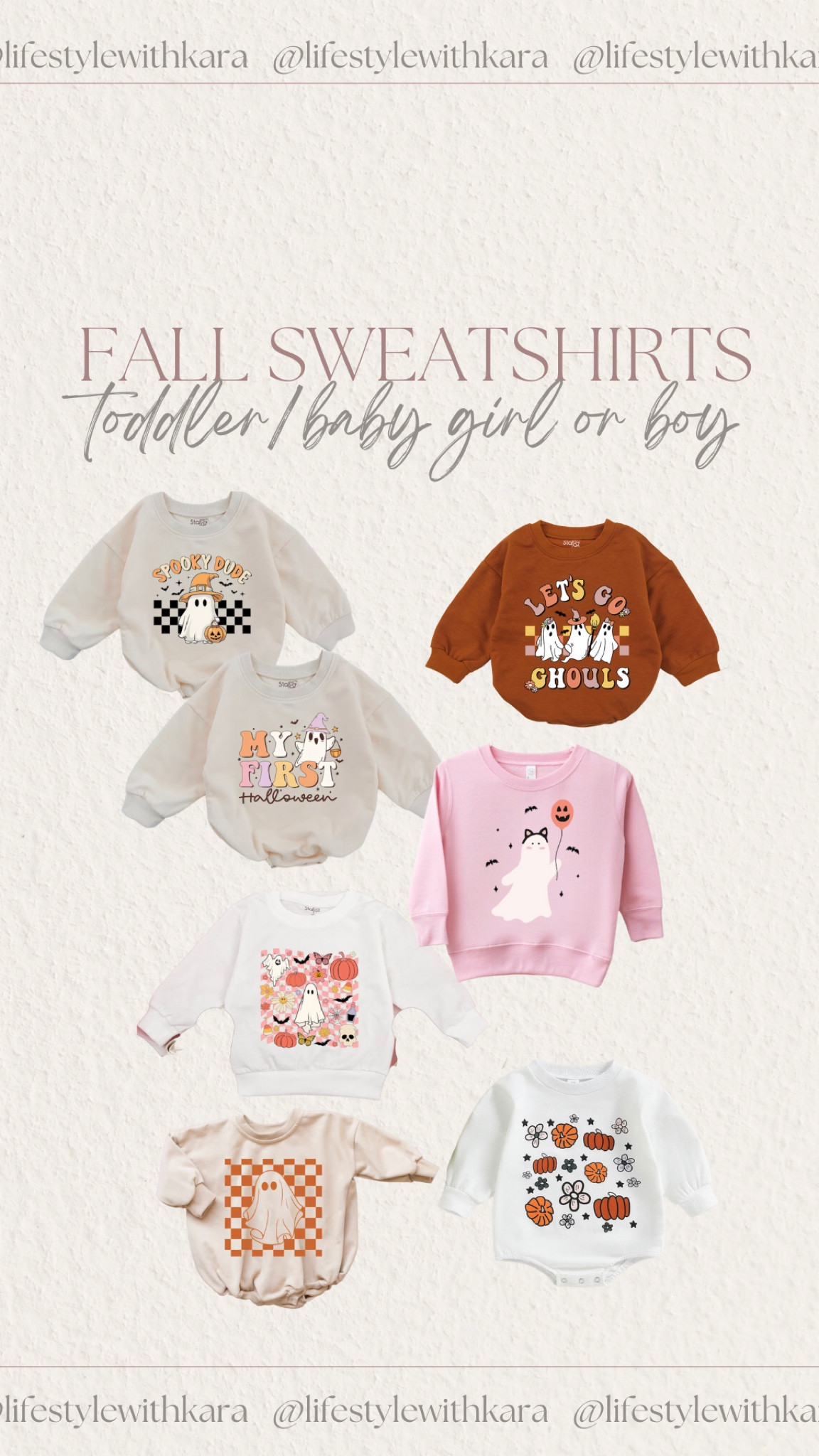 Baby and toddler fall sweatshirts // baby fall outfits // toddler fall outfits 

#LTKSeasonal #LTKbaby #LTKkids