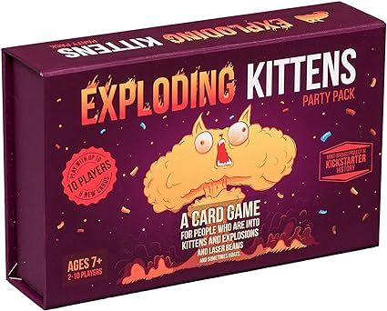 Exploding Kittens Party - A Russian Roulette Card Game, Easy Family-Friendly Party Games - Card G... | Amazon (US)