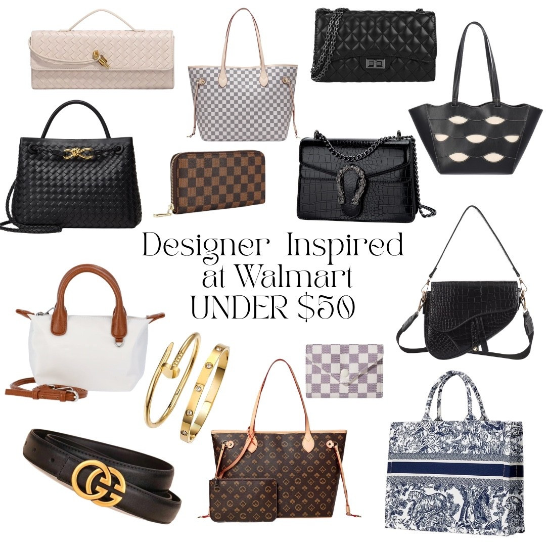 Shop chic designer-inspired handbags, totes, crossbody bags, wallets, belts, and jewelry at Walmart — all budget-friendly and under $50. Featuring quilted purses, checkered totes, croc-embossed crossbodies, woven handbags, statement belts, and gold-tone bracelets, these trendy accessories deliver a luxury look for less. Perfect for everyday wear, work, travel, or gifting, these affordable fashion finds help you elevate your style without overspending.
Keywords: designer inspired bags, Walmart handbags, affordable purses under $50, luxury look handbags, crossbody bags, totes, wallets, fashion accessories, trendy handbags, budget fashion, Walmart style finds.



#LTKFindsUnder50 #LTKFindsUnder100 #LTKOver40