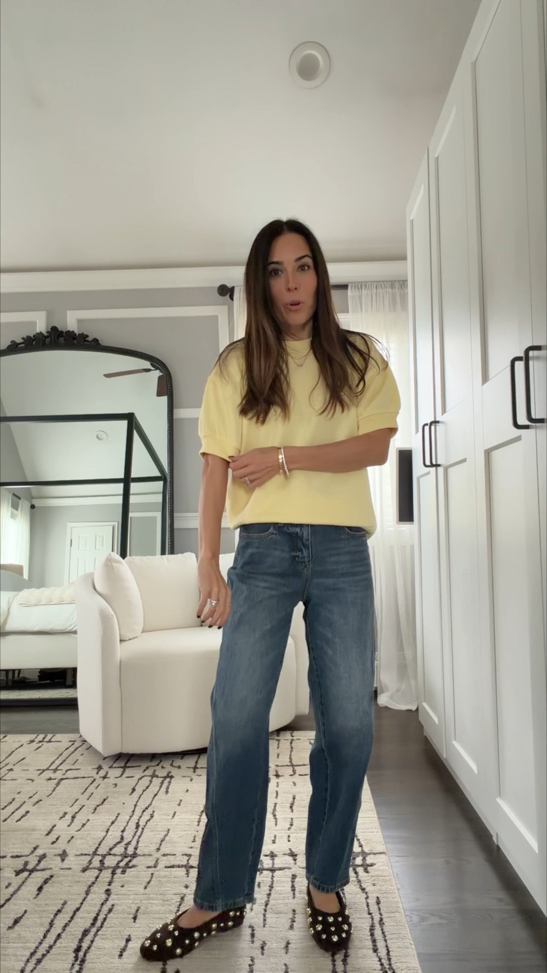 Under $15 butter yellow top for spring from Walmart. I love it so much 💯 wearing size xs 

#LTKFindsUnder50 #LTKootd #LTKOver40