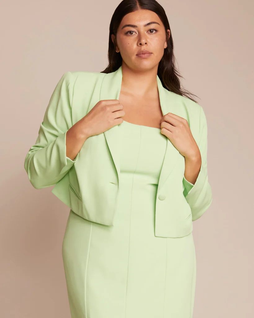 Ariel Plus-Size Cropped Blazer | Dia&Co | Dia & Co