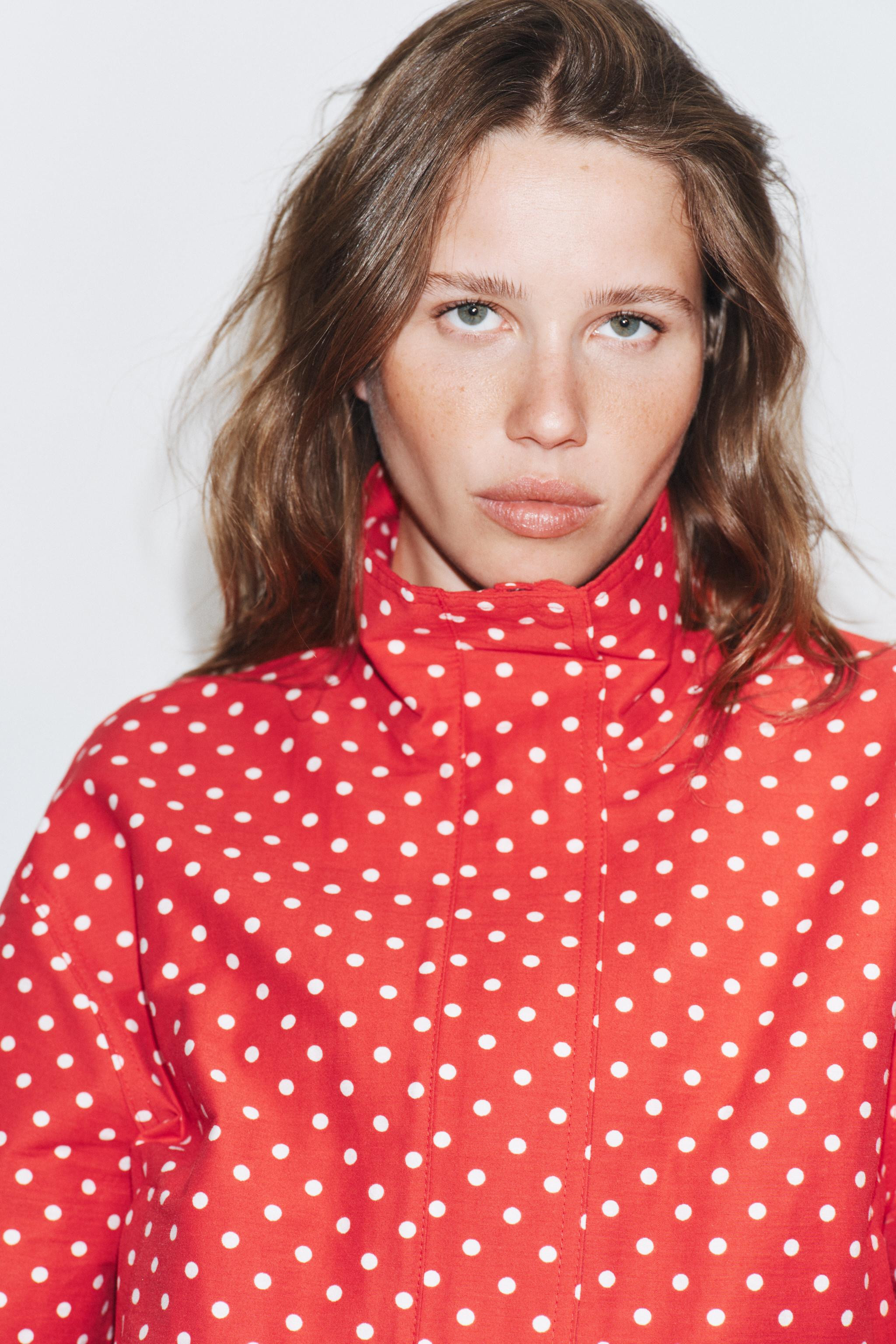 PUFFY JACKET WITH DOTS | Zara UK