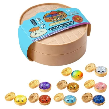 Dumpling Squishy Mystery Box ,Sensory Fidget for Anxiety Relief, Aid with Premium Slow Rise TPR Material | Walmart (US)