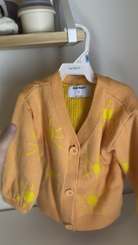 How cute is this sunshine cardigan for the spring / summer? Obsessed and need more like it !! 

#LTKbaby #LTKfindsunder50 #LTKkids