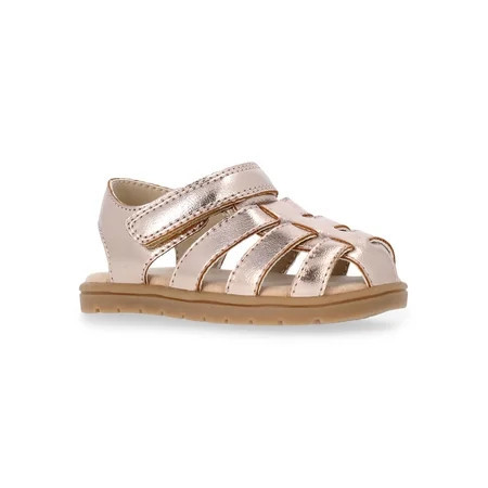 Wonder Nation Todder and Baby Girls Fisherman Sandals | Walmart (US)