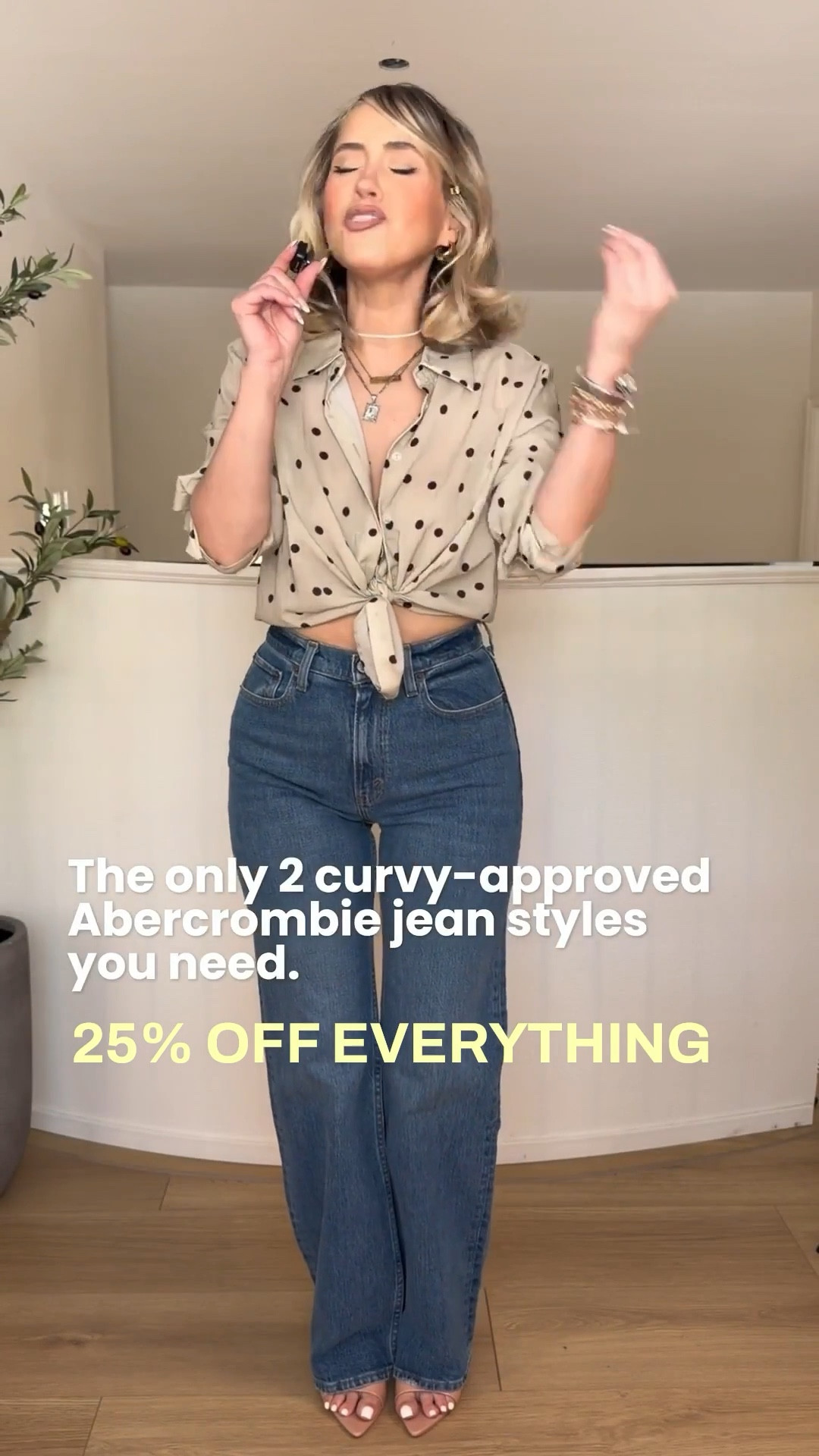 @abercrombie 25% off EVERYTHING right now 🤍 sharing my favorites before they sell out! These are the only 2 Abercrombie styles you need if you’re curvy! 



#LTKootd #LTKSaleAlert #LTKSpringSale