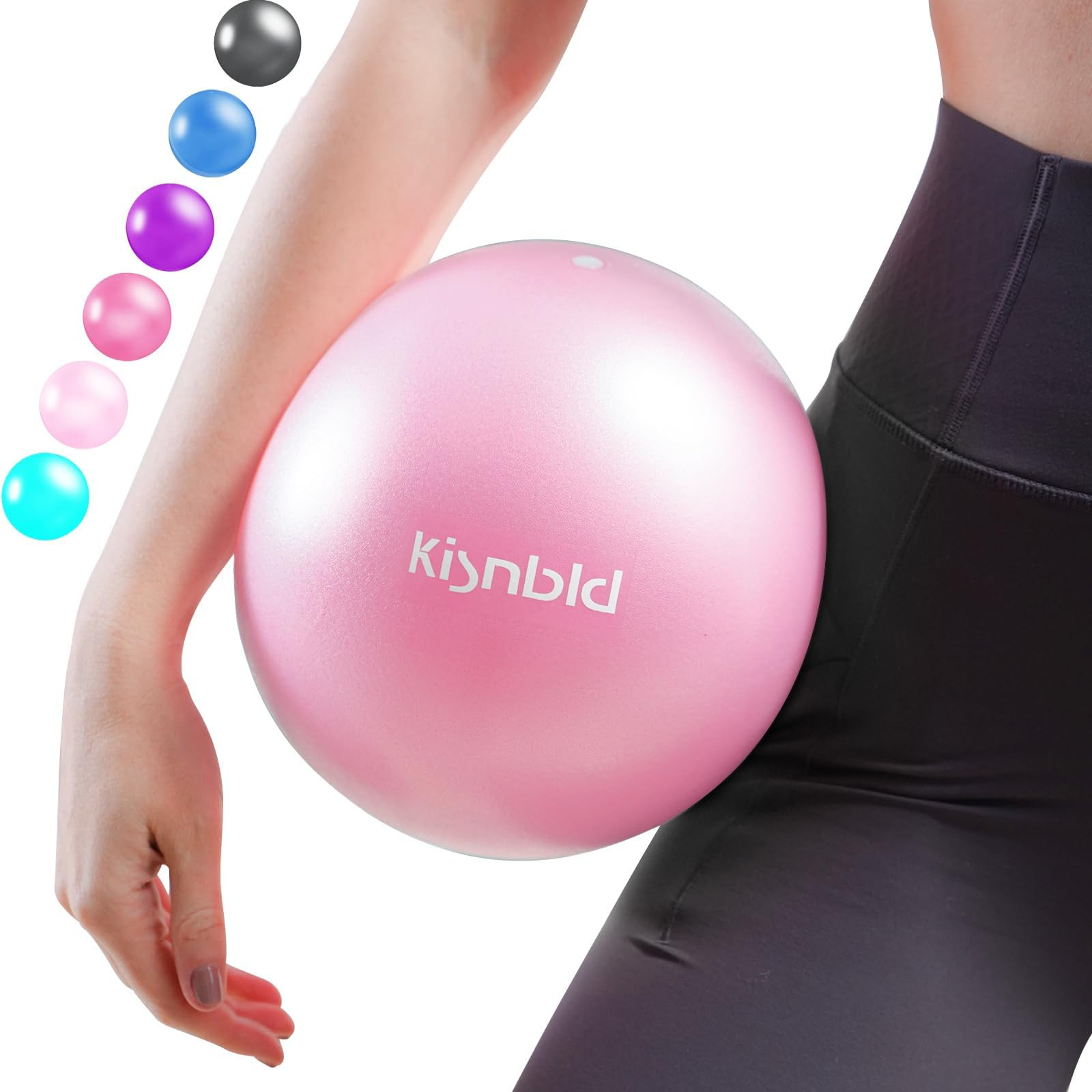 Small Exercise Ball, 9 Inch Mini Pilates Ball, Anti Burst and Slip Resistant Mini Yoga Ball for S... | Amazon (US)