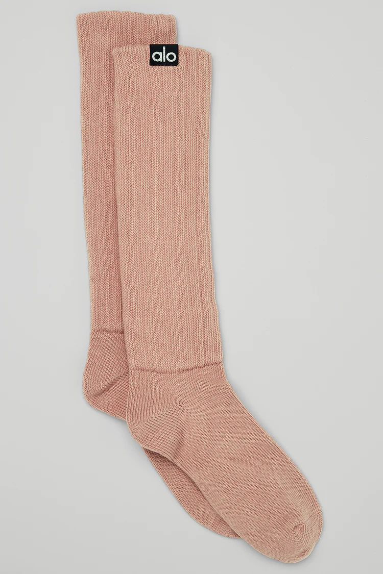 Women's Scrunch Sock - Rust | Alo Yoga