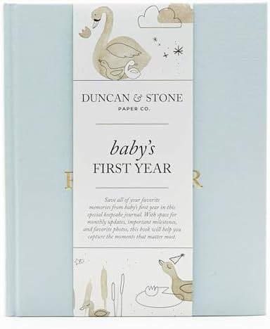 Baby First Year Book - Heirloom Keepsake Baby Memory Book to Record Important Milestones, Photos ... | Amazon (US)
