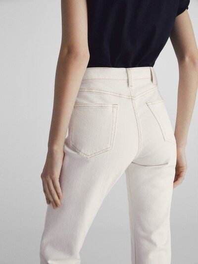 Straight mid-waist jeans | Massimo Dutti (US)