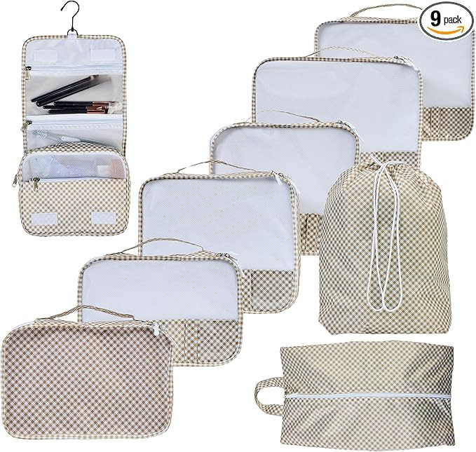 Packing Cubes Set – Cute Packing Cubes for Travel, Luggage Organizer Bags for Suitcase, For Kid... | Amazon (US)