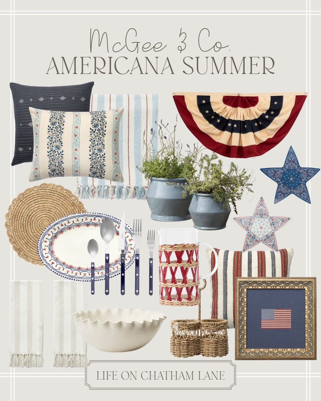 Americana summer finds from McGee & Co.! 🇺🇸

#LTKHome #LTKSeasonal