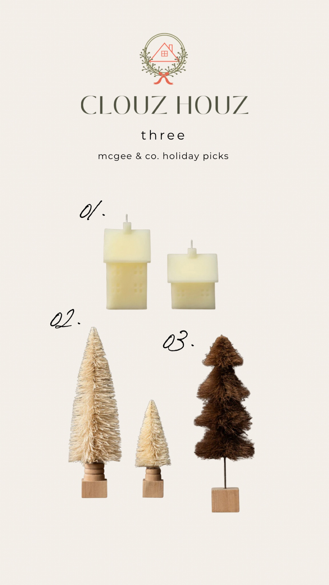 Love these three items from McGee & Co’s Holiday collection, neutral Holiday decor with a pop of fresh greenery always wins IMO

#LTKSeasonal #LTKHoliday