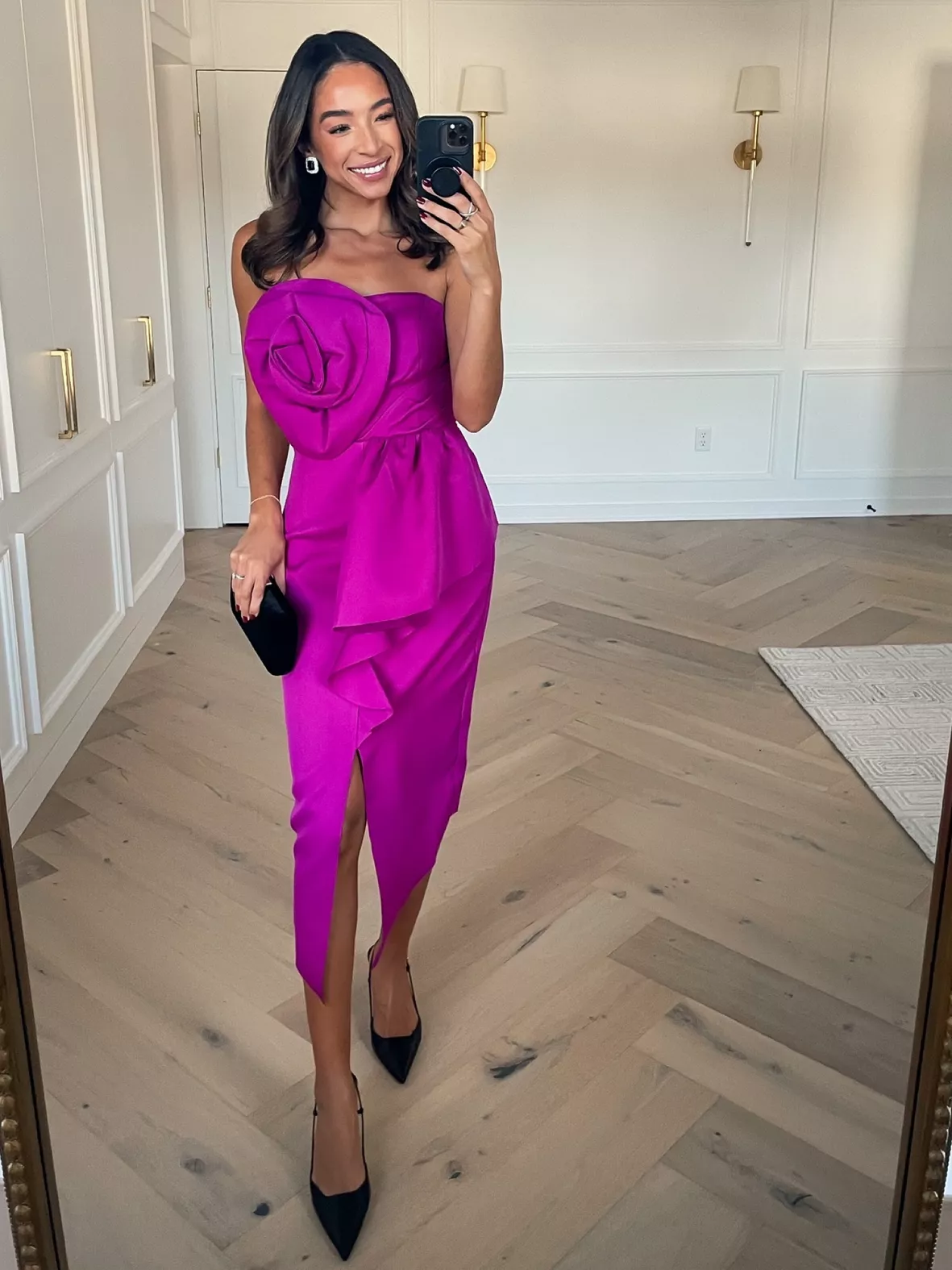 Bowie Strapless Midi Dress Bowie Strapless Midi Dress