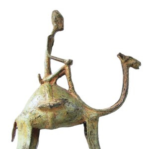 African Bronze Statue Dogon Mali Dromedary Rider - Etsy | Etsy (US)