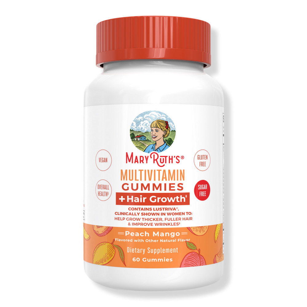 MaryRuth's Multivitamin Gummies + Hair Growth Peach Mango | Ulta