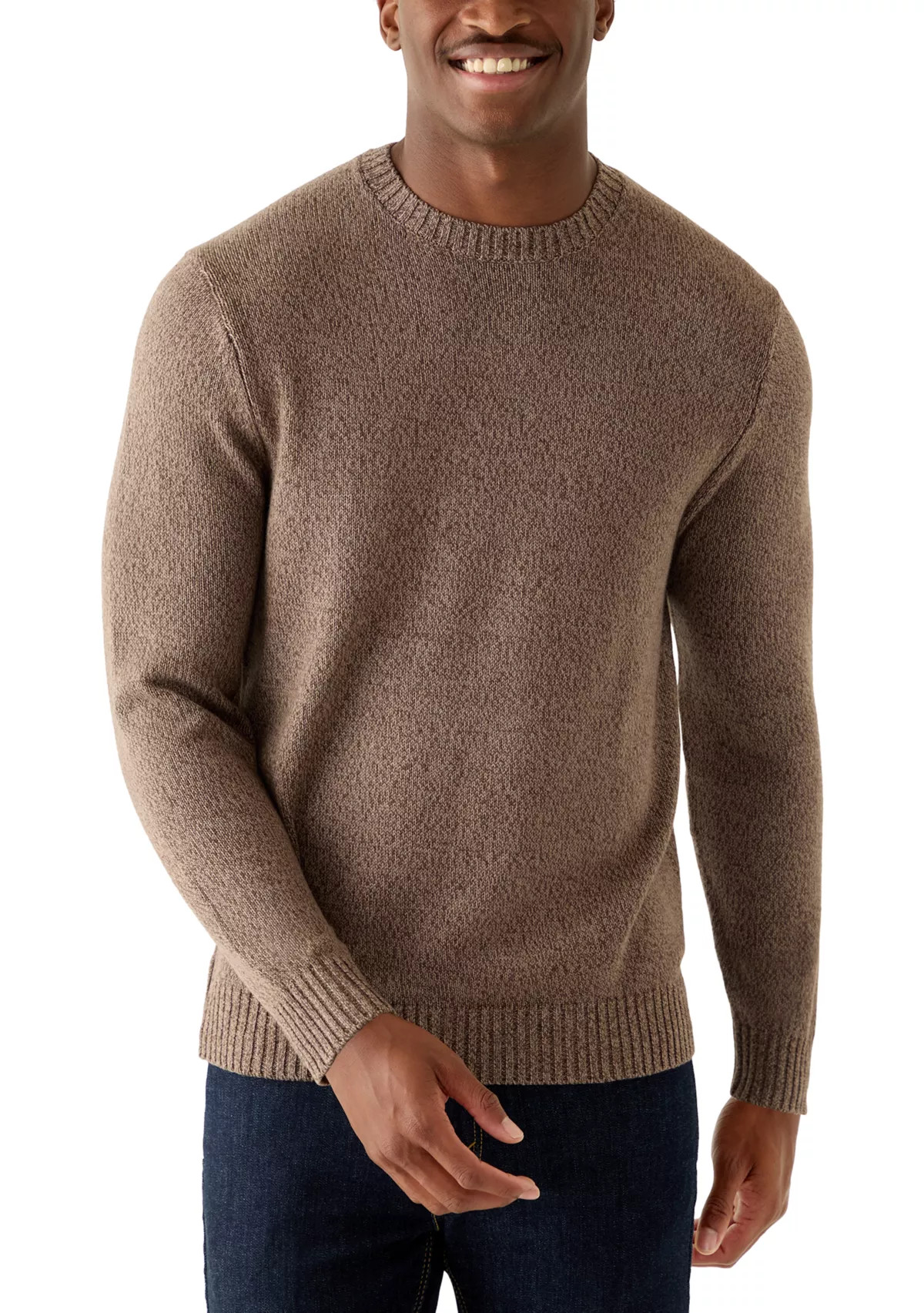 Men's Marled Crew Neck Sweater | Belk