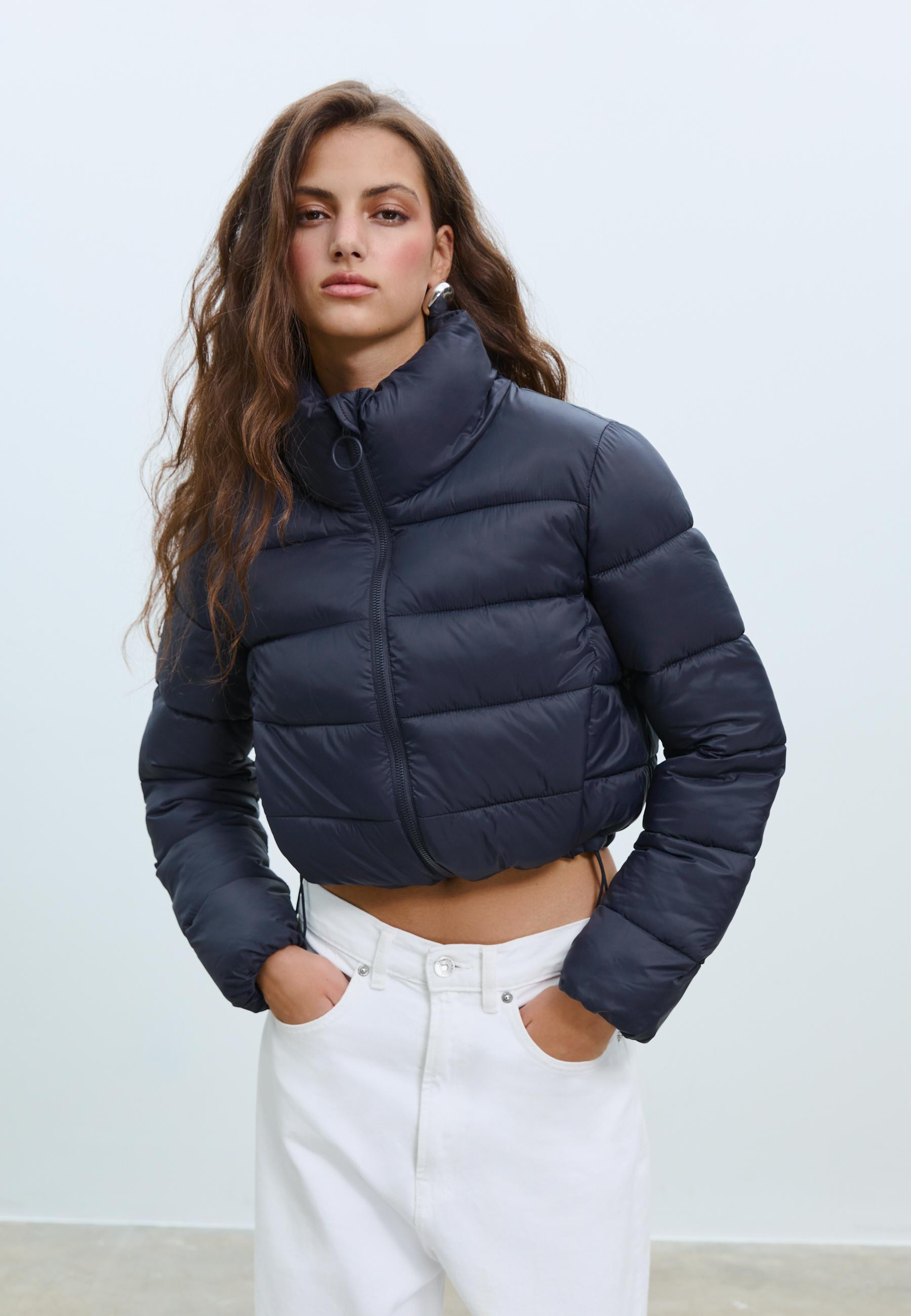 High neck puffer jacket - Women's Stradimarket | Stradivarius United Kingdom | Stradivarius (UK)