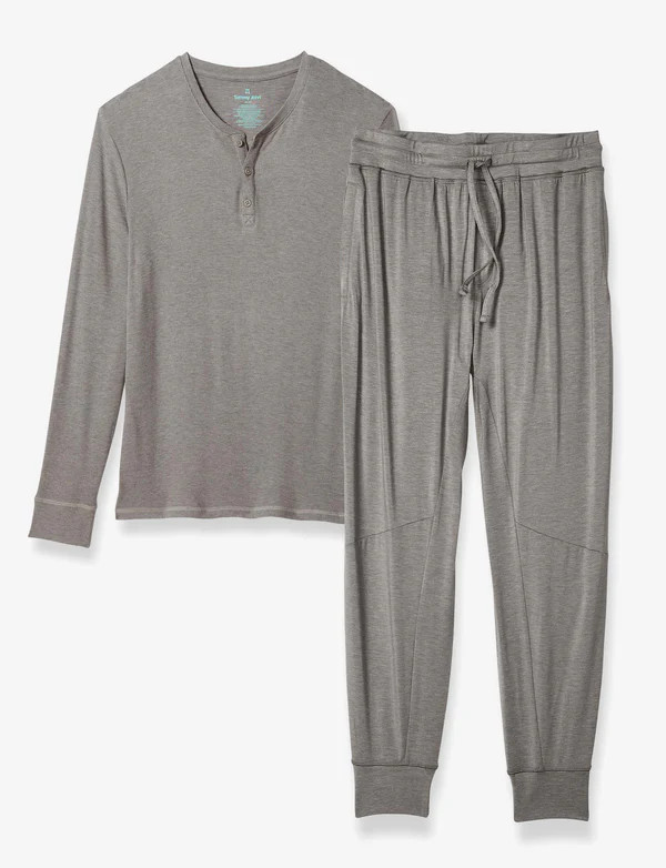 Heather Grey Lounge Henley & Jogger Pack | Tommy John