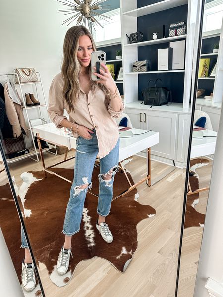 Casual outfits / amazon fashion / button down shirt 

Small in the shirt, 24 in the jeans (sized down 2 sizes), 38 in the sneakers 


#LTKshoecrush #LTKstyletip #LTKunder100