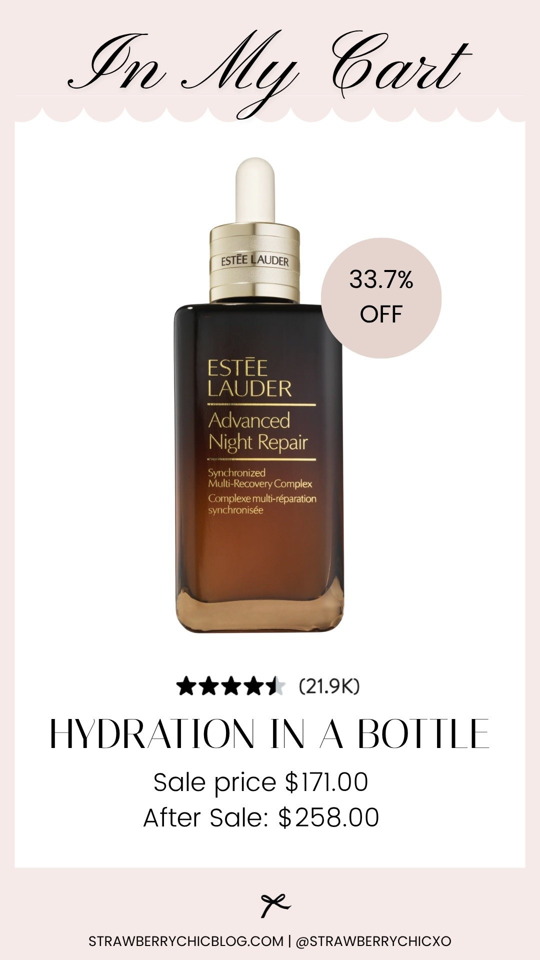 Can’t wait to try this Estēe Lauder Advanced Night Repair serum! My skin has been so dry this pregnancy and this is literally hydration in a bottle. AND It’s currently on sale! Beauty products // skincare products // NSale beauty // NSale skincare // Nordstrom anniversary sale 

#LTKSaleAlert #LTKBeauty