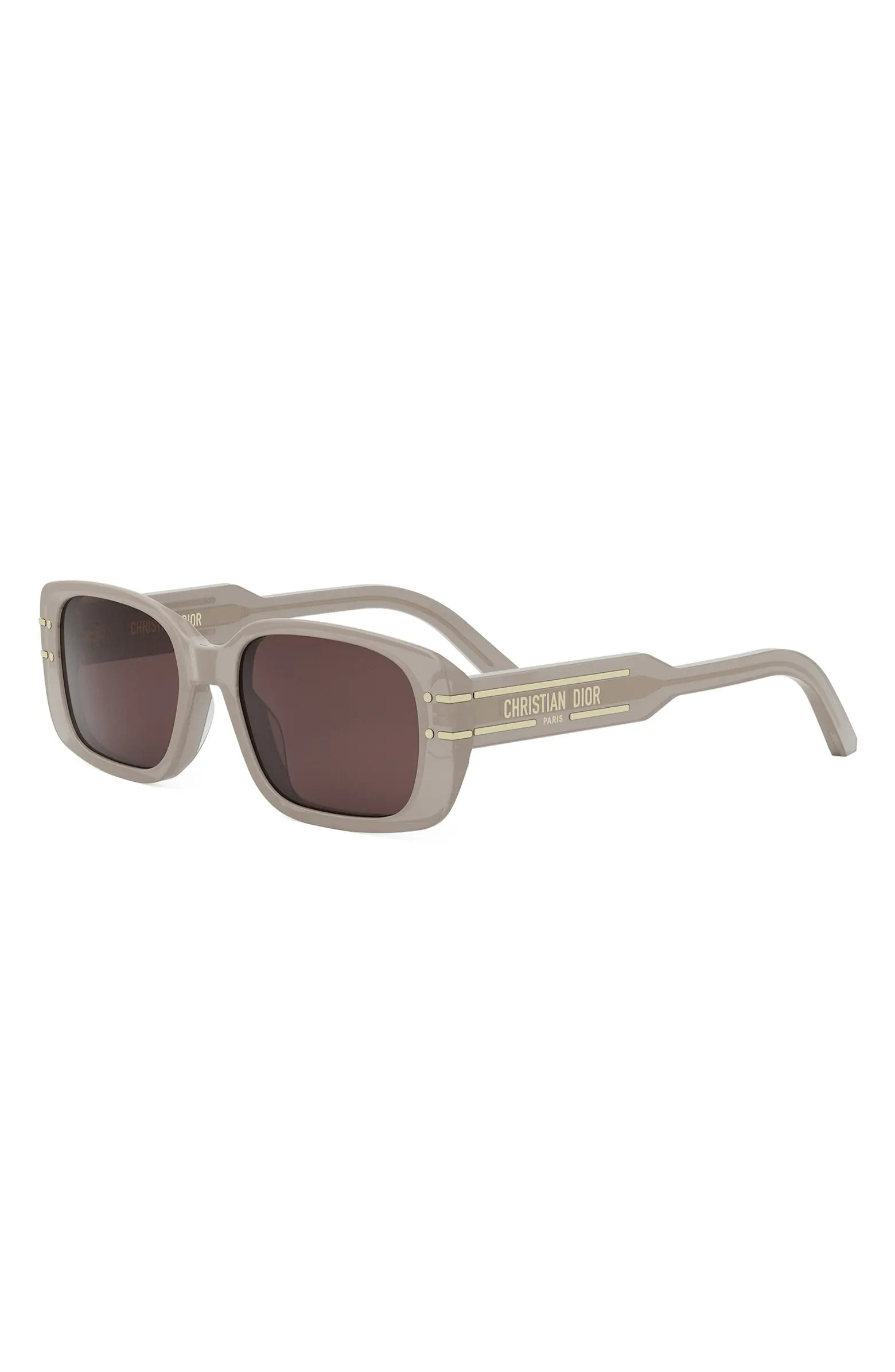 'DiorSignature S12I Rectangular Sunglasses | Nordstrom