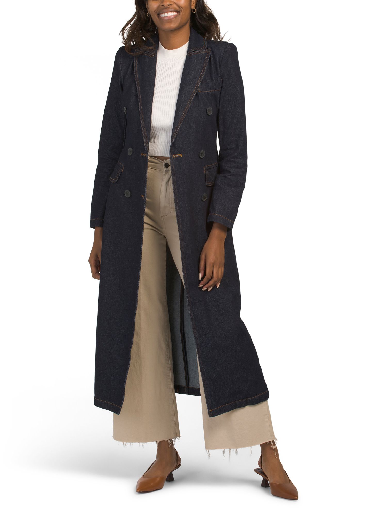 Denim Trench Coat | Women | Marshalls | Marshalls